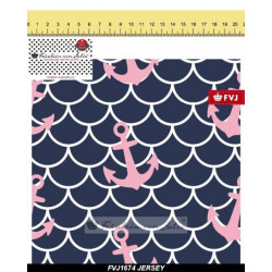 Jersey - Fräulein v. Julie Anker Waben rosa